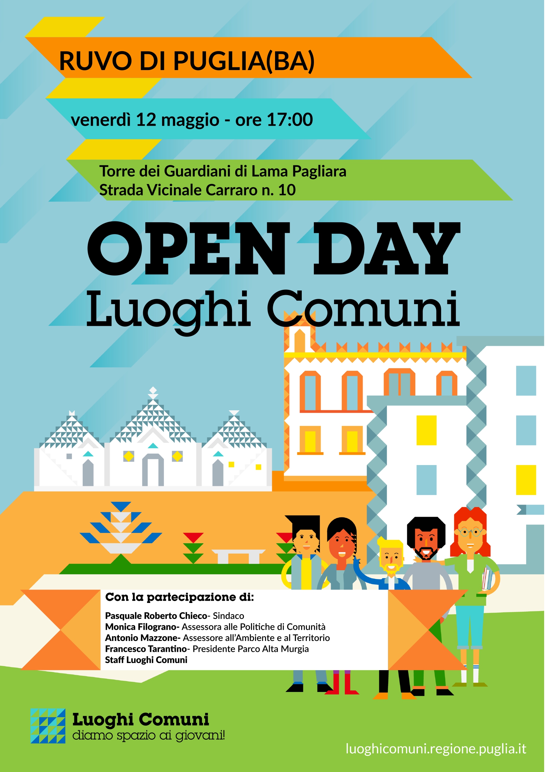 Ruvo di Puglia, un open day per il programma regionale Luoghi Comuni