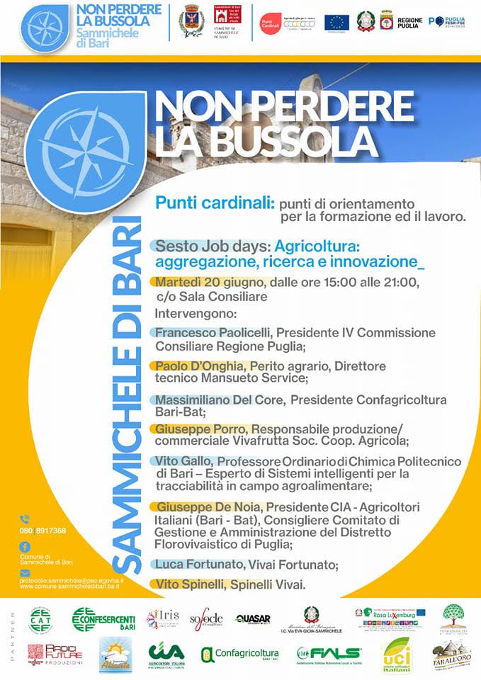 Sammichele di Bari, Non perdere la bussola: il sesto job days