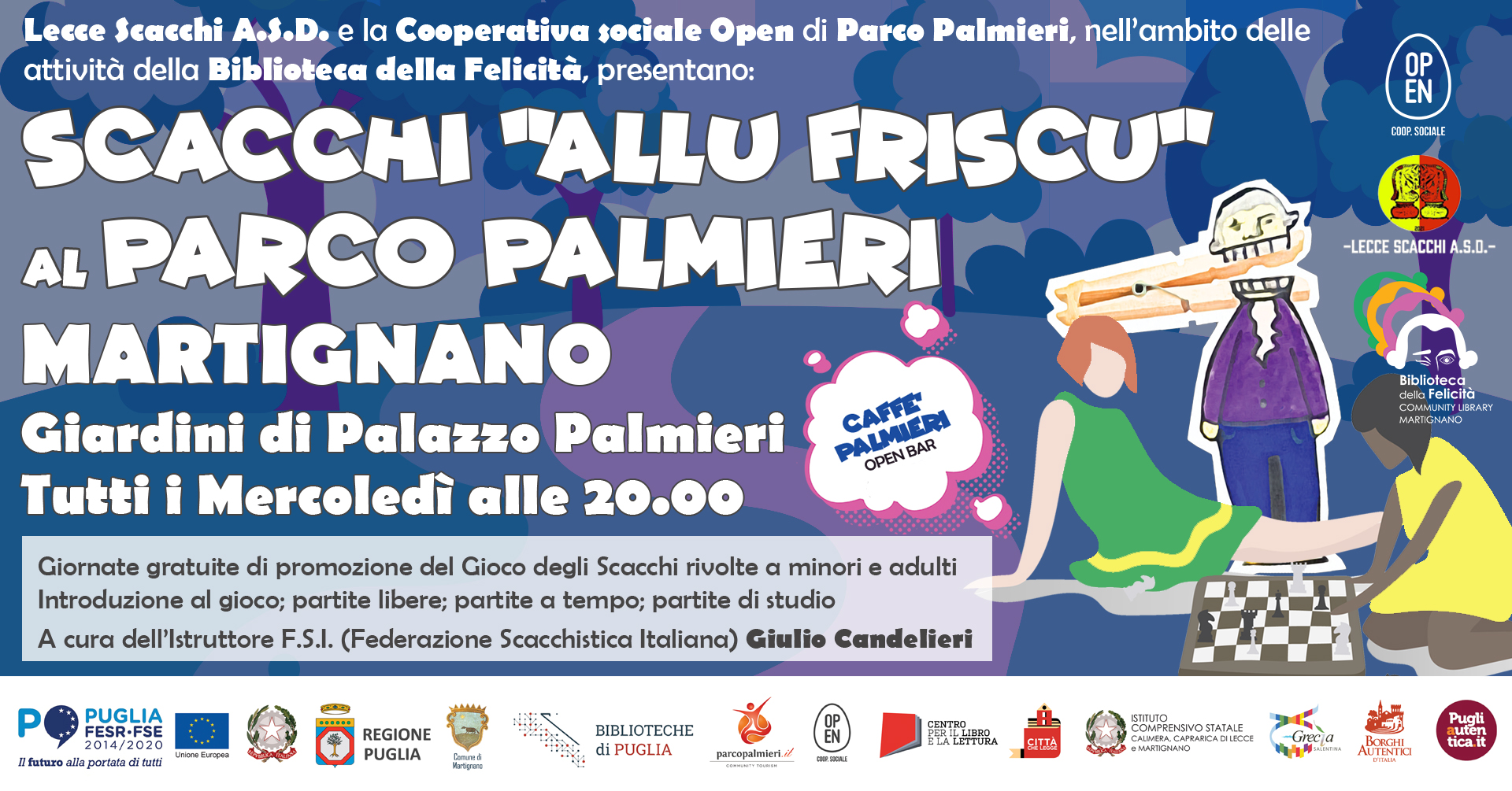 Parco Palmieri, Scacchi allu friscu