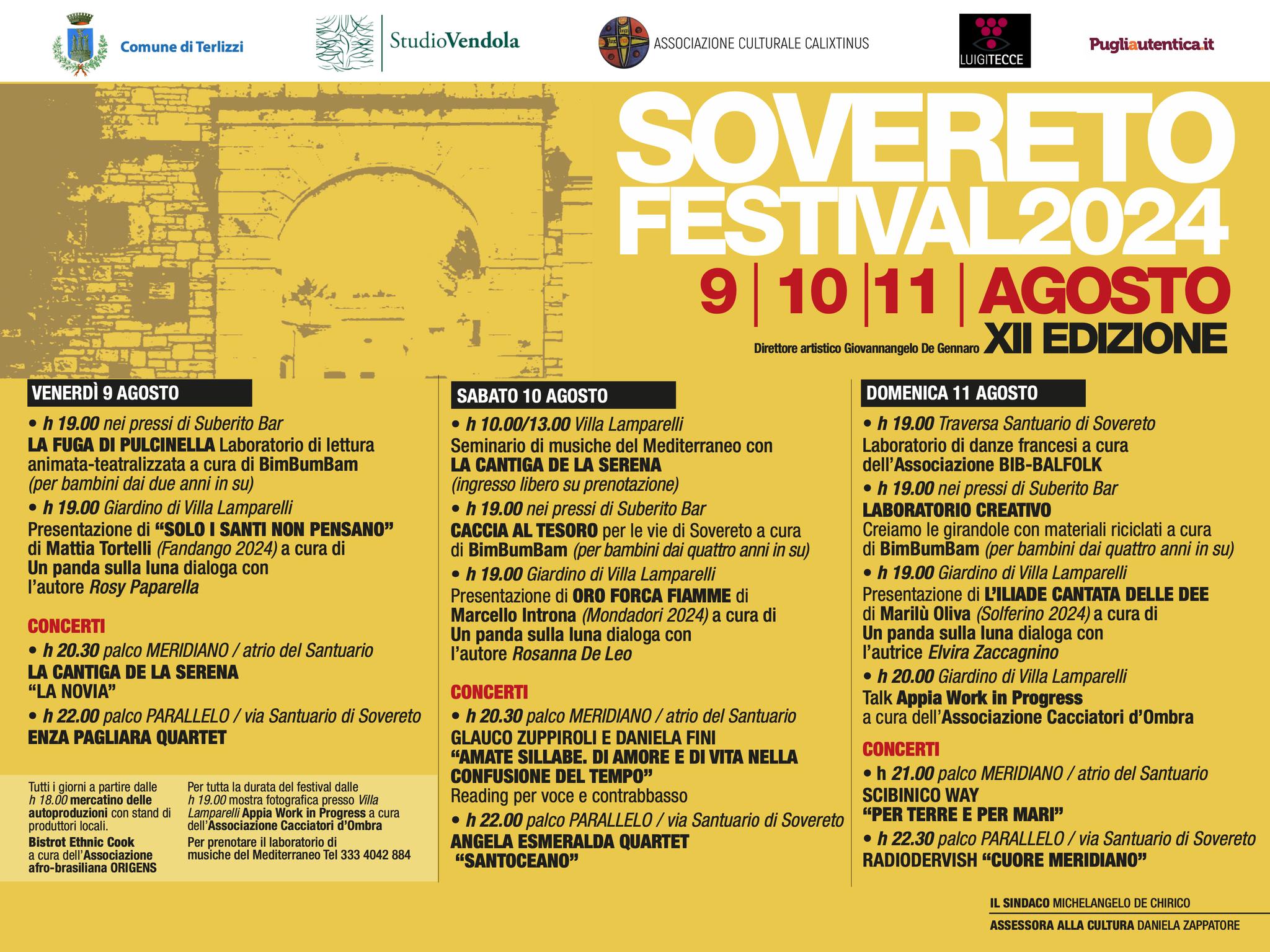 Il programma del Sovereto Festival 