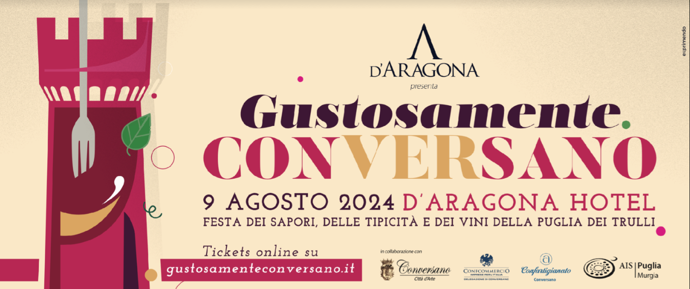 Gustosamente Conversano, festa dei sapori, delle tipicità e dei vini pugliesi 